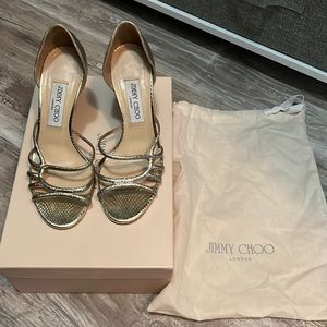 Jimmy Choo Gold Heels